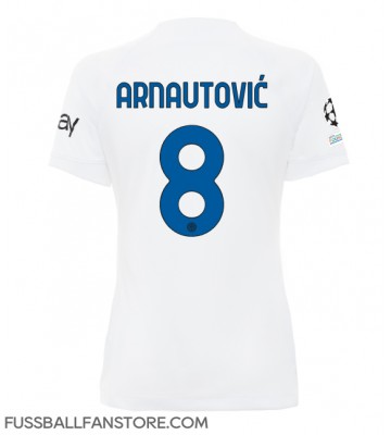 Inter Milan Marko Arnautovic #8 Replik Auswärtstrikot Damen 2023-24 Kurzarm